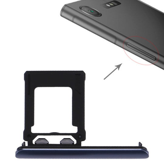 Plateau de carte Micro SD pour Sony Xperia XZ1 (bleu)