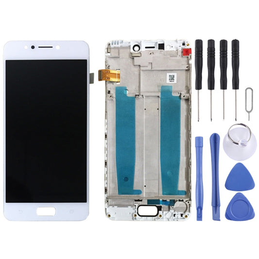 OEM LCD Screen for Asus Zenfone 4 Max ZC520KL X00HD Digitizer Full Assembly with Frame（White) by buy2fix