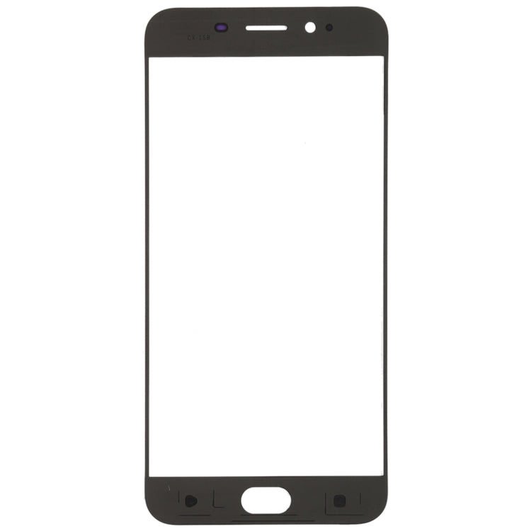 For OPPO R9s Front Screen Outer Glass Lens (Black) by buy2fix