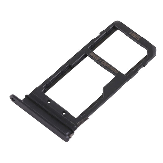SIM Card Tray + SIM Card Tray / Micro SD Card Tray for HTC U11+(Black) by buy2fix