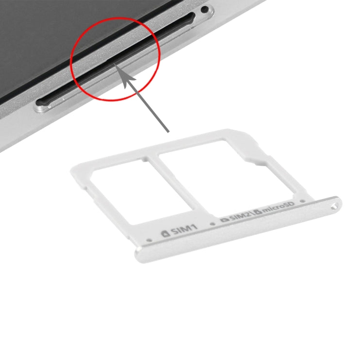 For A3(2016) / A3100 & A5(2016) / A5100 & A7(2016) / A7100 SIM Card Tray and Micro SD Card Tray (Silver) by buy2fix