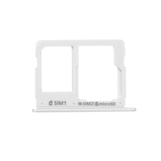 For A3(2016) / A3100 & A5(2016) / A5100 & A7(2016) / A7100 SIM Card Tray and Micro SD Card Tray  (Silver) - Card Tray by buy2fix | Online Shopping UK | buy2fix