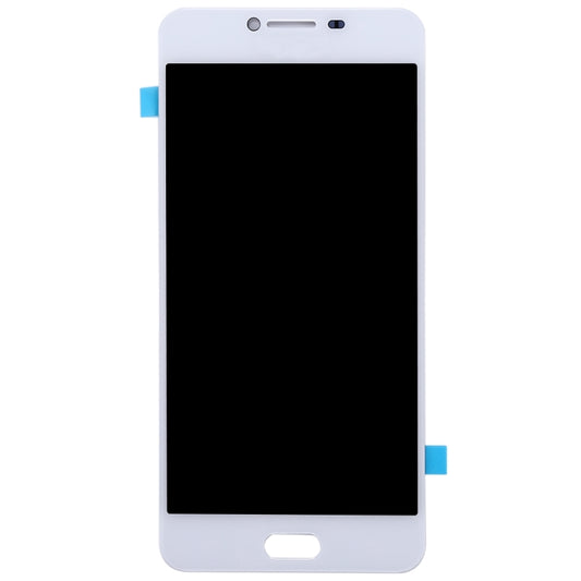 Oled LCD Screen for Galaxy C7 with Digitizer Full Assembly (White) by buy2fix