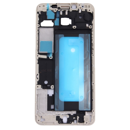 For Galaxy C5 / C5000 Front Housing LCD Frame Bezel Plate (Gold) by buy2fix