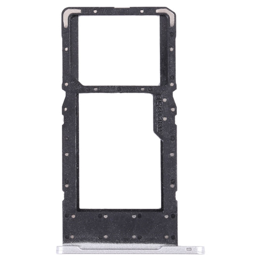 Plateau pour carte SIM + plateau pour carte Micro SD pour Samsung Galaxy Tab A7 Lite SM-T225 (argent)