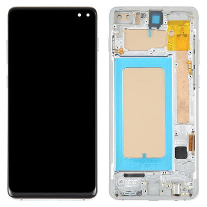 TFT LCD Screen For Samsung Galaxy S10+ SM-G975 Digitizer Full Assembly with Frame,Not Supporting Fingerprint Identification(Silver) - Repair & Spare Parts by buy2fix | Online Shopping UK | buy2fix