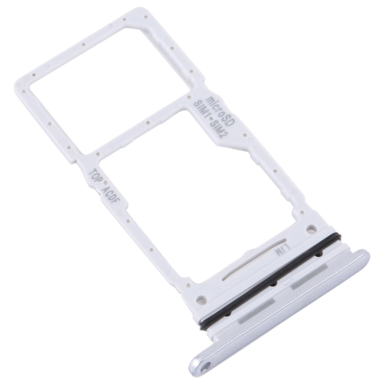 For Samsung Galaxy A34 SM-A346 Original SIM Card Tray + SIM / Micro SD Card Tray (Silver) - Repair & Spare Parts by buy2fix | Online Shopping UK | buy2fix