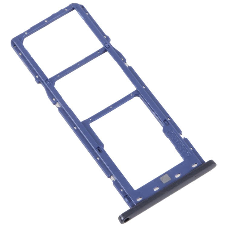 For Samsung Galaxy M04 SM-M045F Original SIM Card Tray + SIM Card Tray + Micro SD Card Tray (Blue) - Repair & Spare Parts by buy2fix | Online Shopping UK | buy2fix