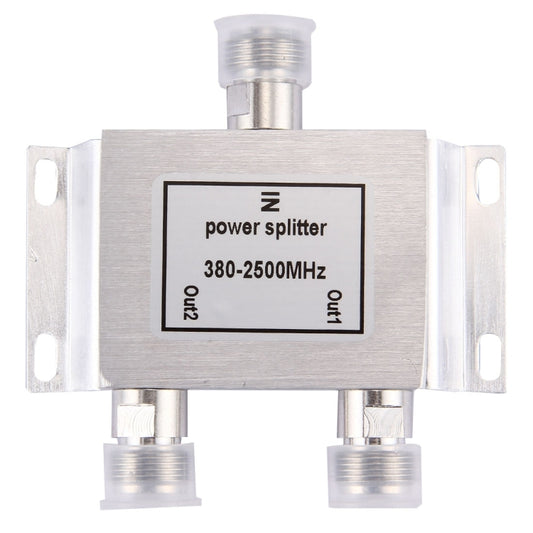 380-2500MHz N Female Adapter 2-Way Power Splitter by buy2fix