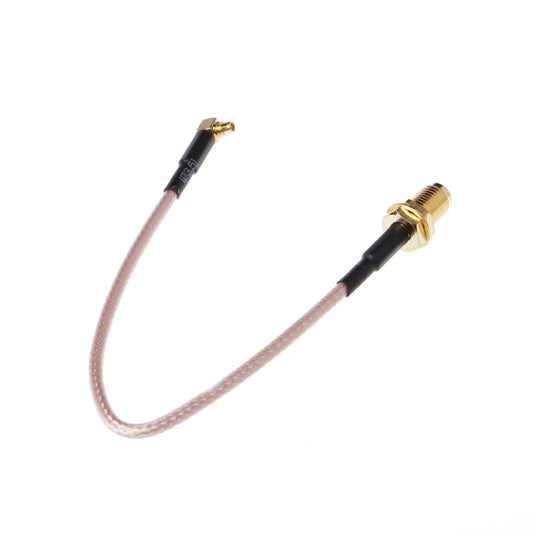 RG316 SMA Female to MMCX Right Angle Male Braid Cable, Length:15cm by buy2fix