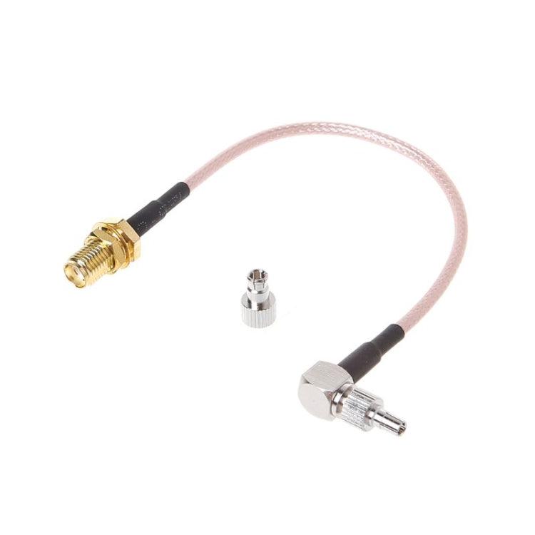 SMA Female to CRC9 / TS9 Double RF Coaxial Connector RG316 Adapter Cable, Length: 15cm - Security by buy2fix | Online Shopping UK | buy2fix