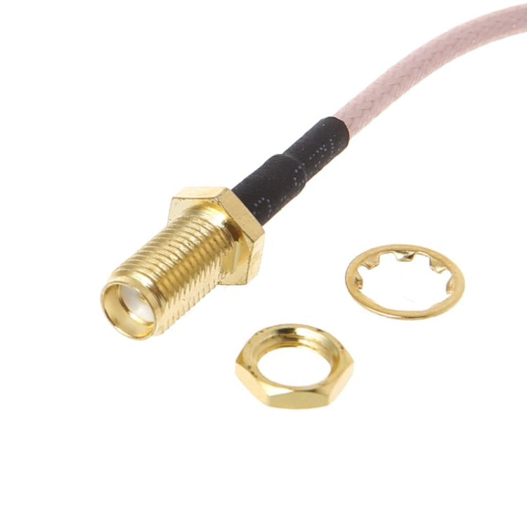 SMA Female to CRC9 / TS9 Double RF Coaxial Connector RG316 Adapter Cable, Length: 15cm - Security by buy2fix | Online Shopping UK | buy2fix