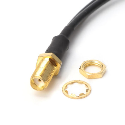 RG174 SMA Female to 2 x TS9 Male Connecting Cable Extension, Length: 15cm - Security by buy2fix | Online Shopping UK | buy2fix