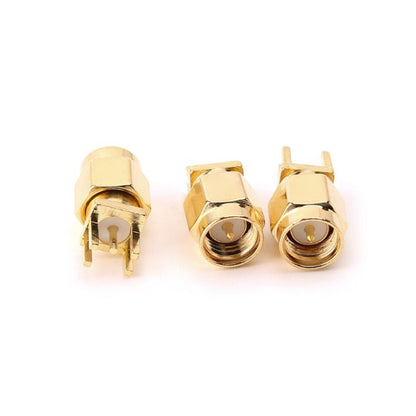 10 PCS 1.6mm SMA Female Jack PCB Clip Mount RF Connectors - Security by buy2fix | Online Shopping UK | buy2fix