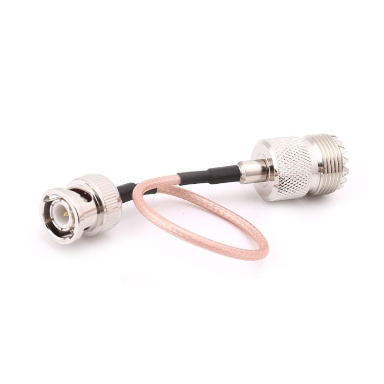 UHF SO239 Female To BNC Male RG316 Connecting Cable, Length: 15cm - Security by buy2fix | Online Shopping UK | buy2fix