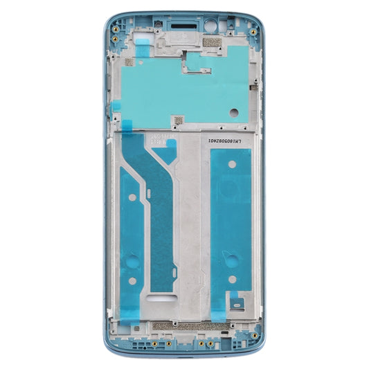 Front Housing LCD Frame Bezel Plate for Motorola Moto E5 Plus (Blue) by buy2fix