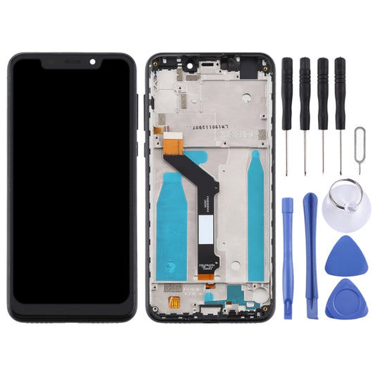 TFT LCD Screen for Motorola Moto One (P30 Play)Digitizer Full Assembly with Frame (Black) by buy2fix