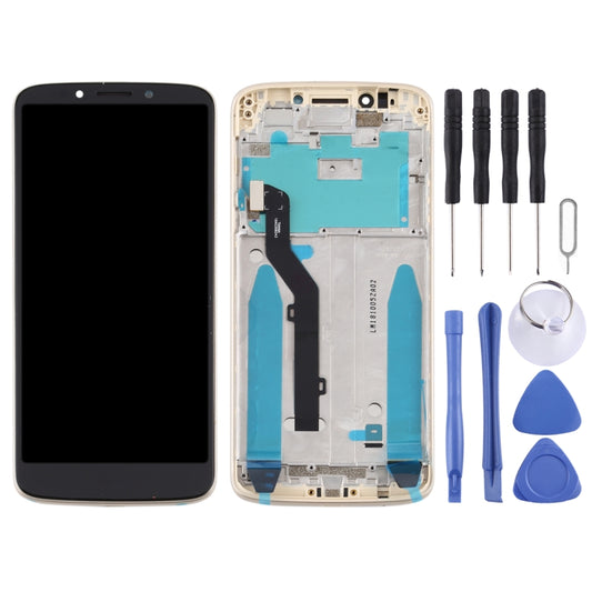 TFT LCD Screen for Motorola Moto E5/ G6 Play(Brazil)Digitizer Full Assembly with Frame(Gold) by buy2fix