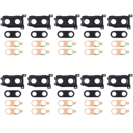 For Huawei Enjoy 9 Plus  10pcs Camera Lens Cover (Black) - Camera by buy2fix | Online Shopping UK | buy2fix