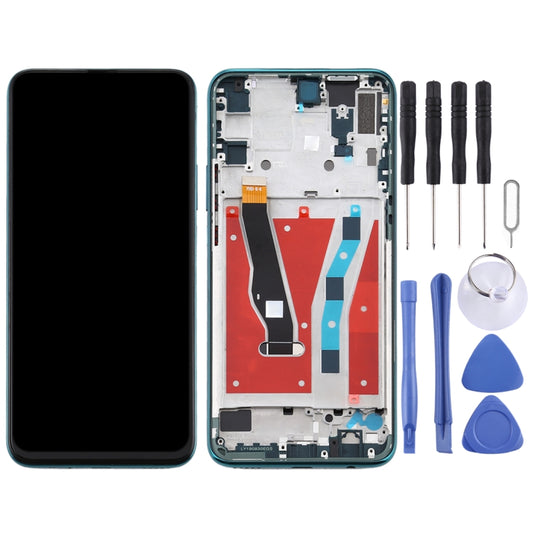 LCD Screen and Digitizer Full Assembly with Frame for Huawei Y9 Prime (2019)(Green) by buy2fix