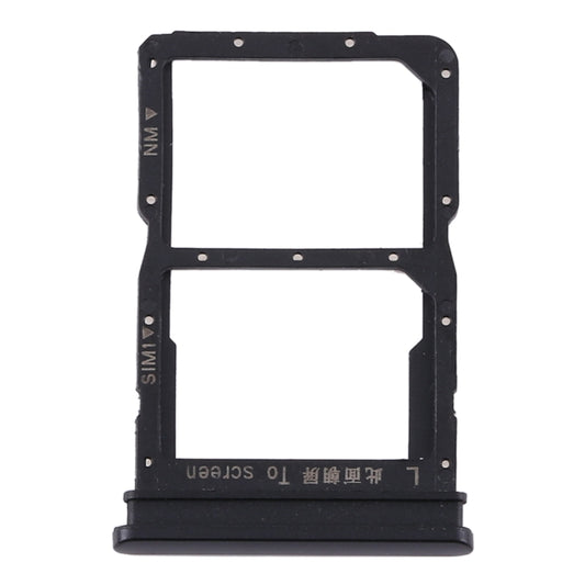 SIM Card Tray + NM Card Tray for Huawei P Smart 2020 (Black) by buy2fix