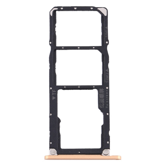SIM Card Tray + SIM Card Tray + Micro SD Card Tray for Huawei Enjoy Max (Gold) by buy2fix