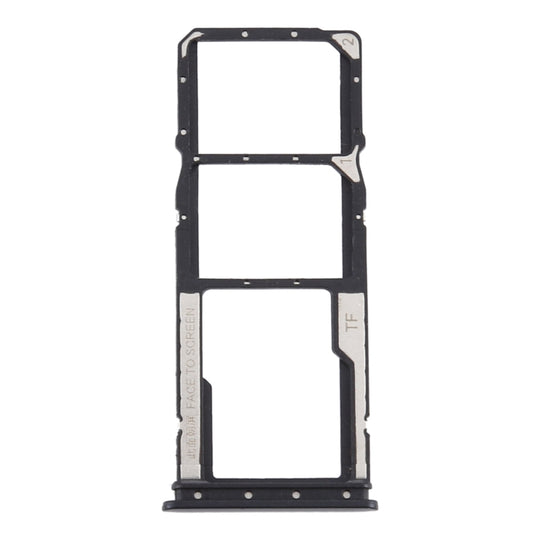 SIM-Kartenfach + SIM-Kartenfach + Micro-SD-Kartenfach für Xiaomi Redmi 9A/Redmi 9C (Schwarz)