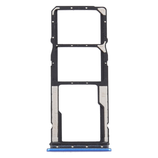 SIM-Kartenfach + SIM-Kartenfach + Micro-SD-Kartenfach für Xiaomi Redmi 9A/Redmi 9C (Blau)