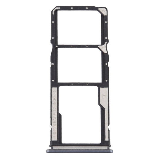 SIM-Kartenfach + SIM-Kartenfach + Micro-SD-Kartenfach für Xiaomi Redmi 9 (Schwarz)