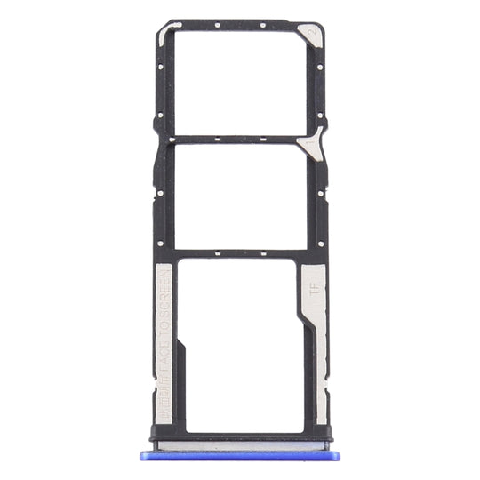 SIM-Kartenfach + SIM-Kartenfach + Micro-SD-Kartenfach für Xiaomi Redmi 9 (Blau)