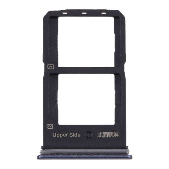 SIM-Kartenfach + SIM-Kartenfach für Vivo Y70s V2002A (Schwarz)