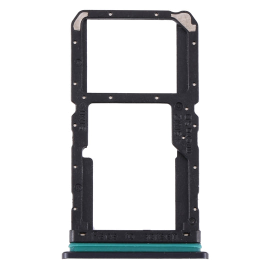 Plateau de carte SIM + plateau de carte SIM/plateau de carte Micro SD pour OPPO Reno2 PCKM70 PCKT00 PCKM00 CPH1907 (noir)