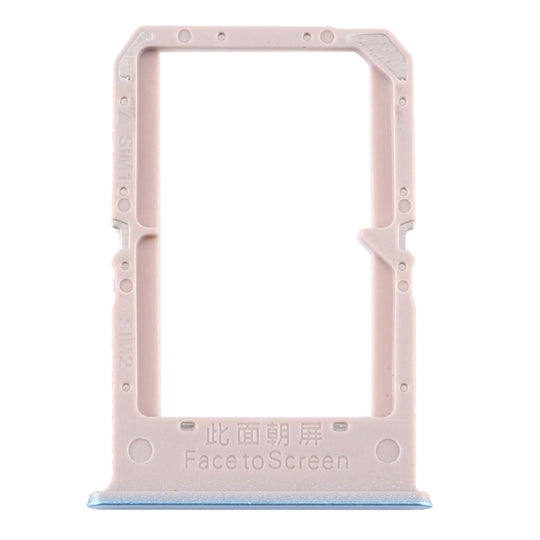 Plateau de carte SIM + plateau de carte SIM pour OPPO A72 CPH2067 (bleu)