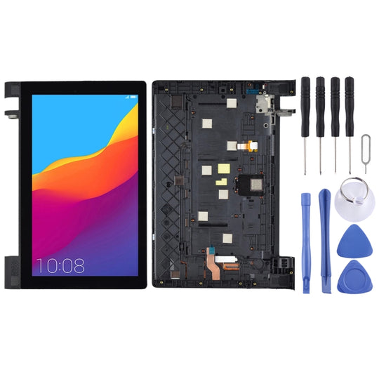 LCD-Bildschirm und Digitizer-Vollmontage mit Rahmen für Lenovo YOGA YT3-850M YT3-850F YT3-850 YT3-850L (Schwarz)