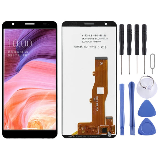 LCD-Bildschirm und Digitizer-Vollmontage für ZTE Blade A3 2020 (Schwarz)