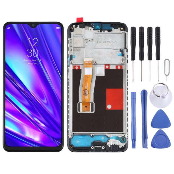 TFT LCD Screen for OPPO Realme 5 Pro / Realme Q RMX1971 Digitizer Full Assembly With Frame by buy2fix
