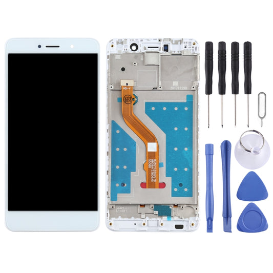 OEM LCD Screen for Huawei Enjoy 7 Plus/Y7 Prime Digitizer Full Assembly with Frame (White) by buy2fix