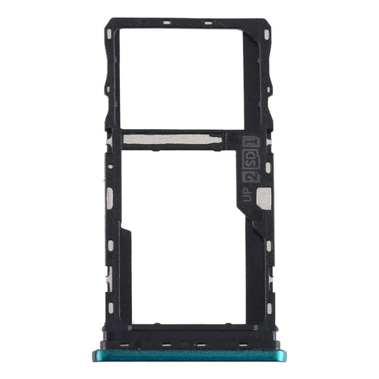 SIM-Kartenfach + SIM-Kartenfach / Micro-SD-Kartenfach für Motorola Moto G9 Play/Moto G9 (Indien) (Grün)