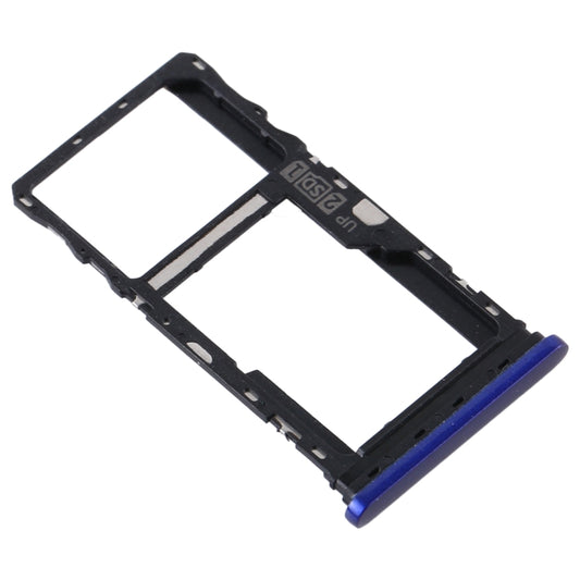 SIM Card Tray + SIM Card Tray / Micro SD Card Tray for Motorola Moto G9 Play/Moto G9 (India) (Blue) by buy2fix
