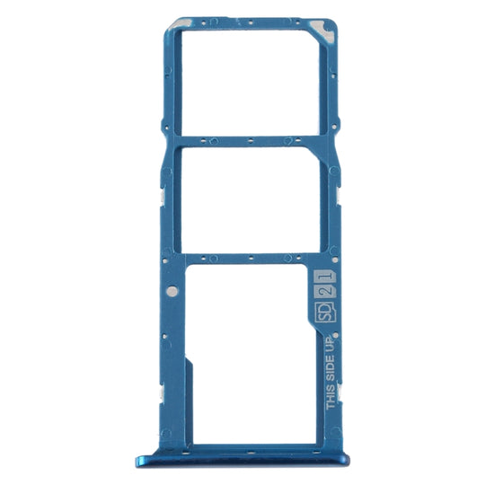 SIM-Kartenfach + SIM-Kartenfach + Micro-SD-Kartenfach für Motorola Moto E6 Play/XT2029/XT2029-1 (Blau)