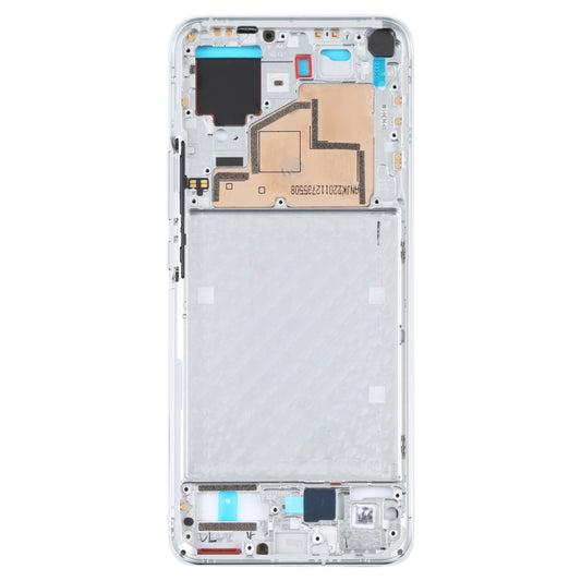 Original Front Housing LCD Frame Bezel Plate for Xiaomi Mi 11 (White) by buy2fix
