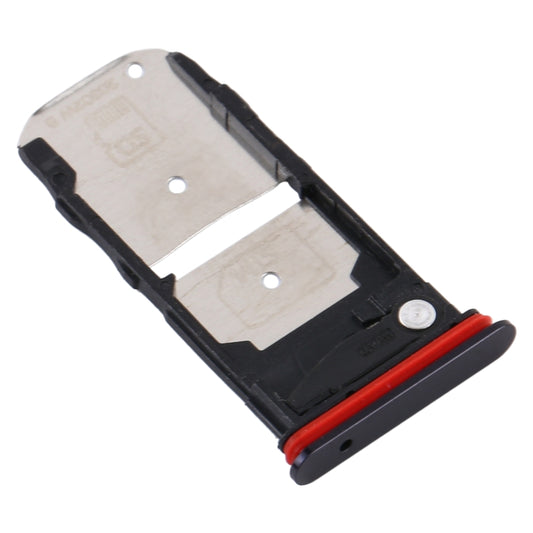 SIM Card Tray + SIM Card Tray / Micro SD Card Tray for Motorola Edge XT2063-3 (Black) by buy2fix