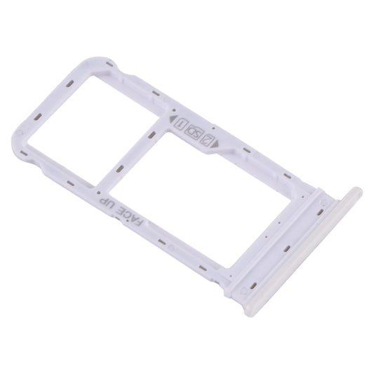 SIM Card Tray + Micro SD Card Tray for Motorola Moto G8 (White) by buy2fix
