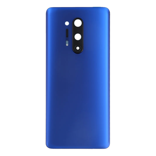 For OnePlus 8 Pro Battery Back Cover with Camera Lens Cover (Blue) by buy2fix