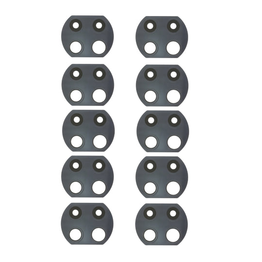 10 PCS Rückkameraobjektiv für Xiaomi Redmi Note 9 Pro 5G M2007J17C