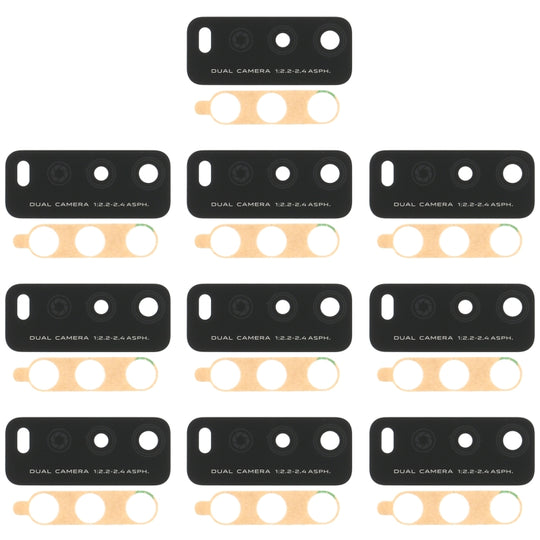 10 PCS Rückkameraobjektiv für Vivo Y12s V2026 V2033