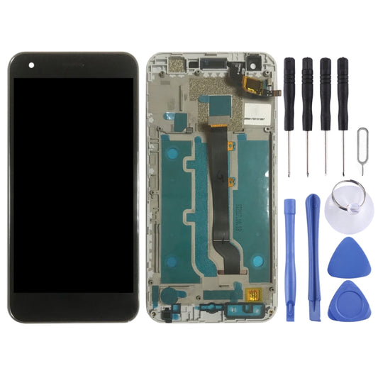 OEM LCD Screen for Vodafone Smart Ultra 6 VF-995N VF995N Digitizer Full Assembly with Frame（Black) by buy2fix