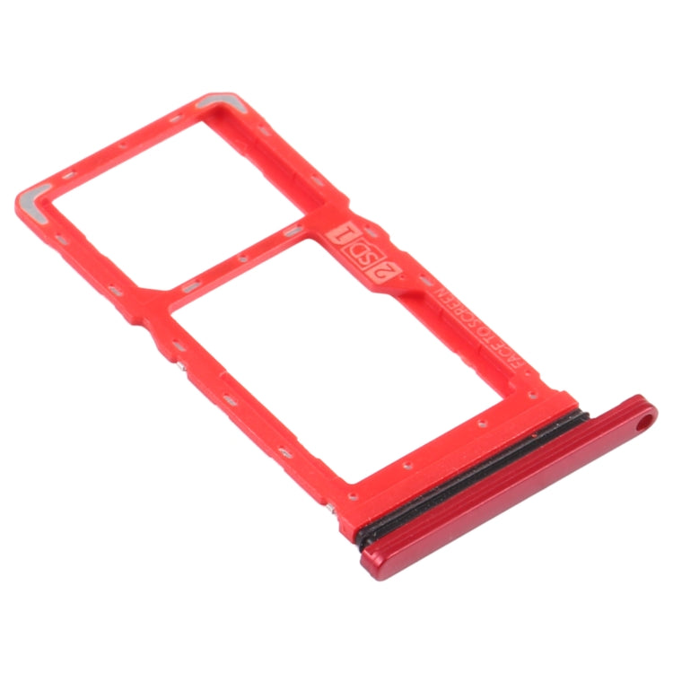 SIM Card Tray + Micro SD Card Tray for Motorola Moto G8 Play XT2015 XT2015-2 (Red) by buy2fix