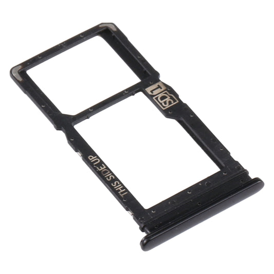 SIM Card Tray + Micro SD Card Tray for Motorola Moto G Power (Black) by buy2fix