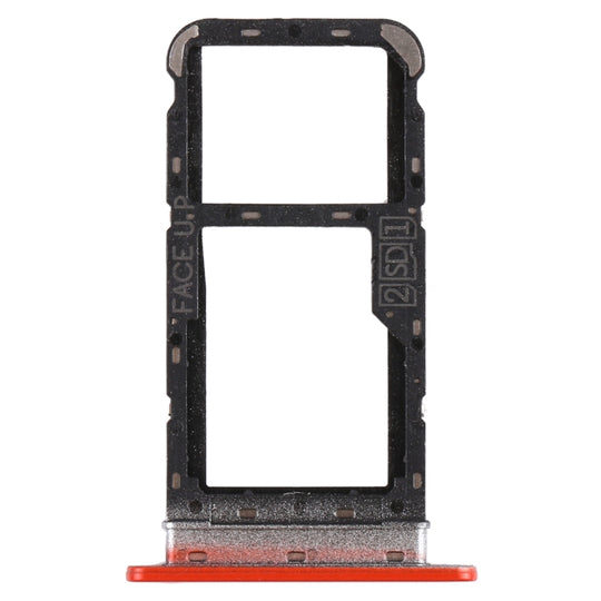 SIM-Kartenfach + SIM-Kartenfach / Micro-SD-Kartenfach für Motorola Moto E7 Power PAMH0001IN PAMH0010IN PAMH0019IN (Rot)